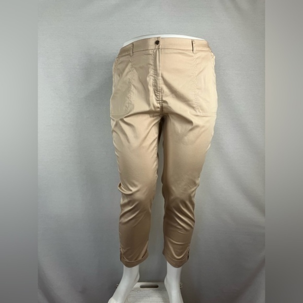 Chico's Luxe Twill Utility Pants